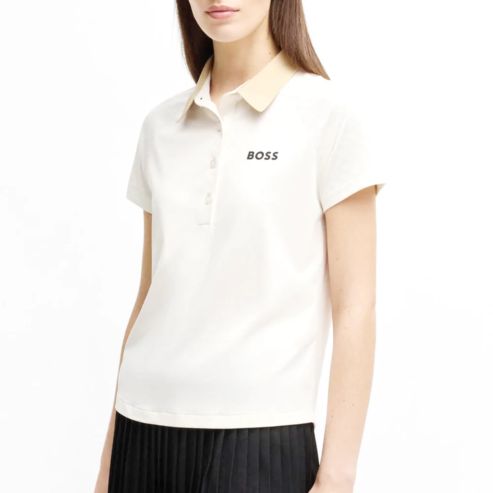 Colour-Blocked Active Polo With Logo - Image 3