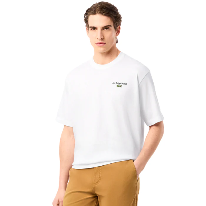 Loose Fit Heavy Jersey Printed T-Shirt
