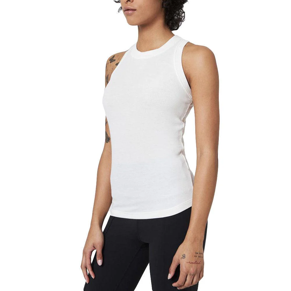 Composure Ribbed Tank Top - Papyrus