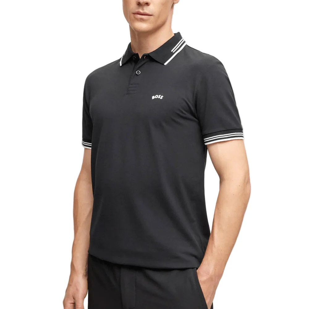 Paul Curved Logo Polo Shirt - Image 3