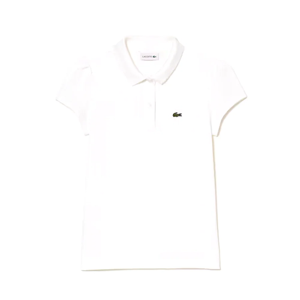 Scalloped Collar Mini Piqué Polo