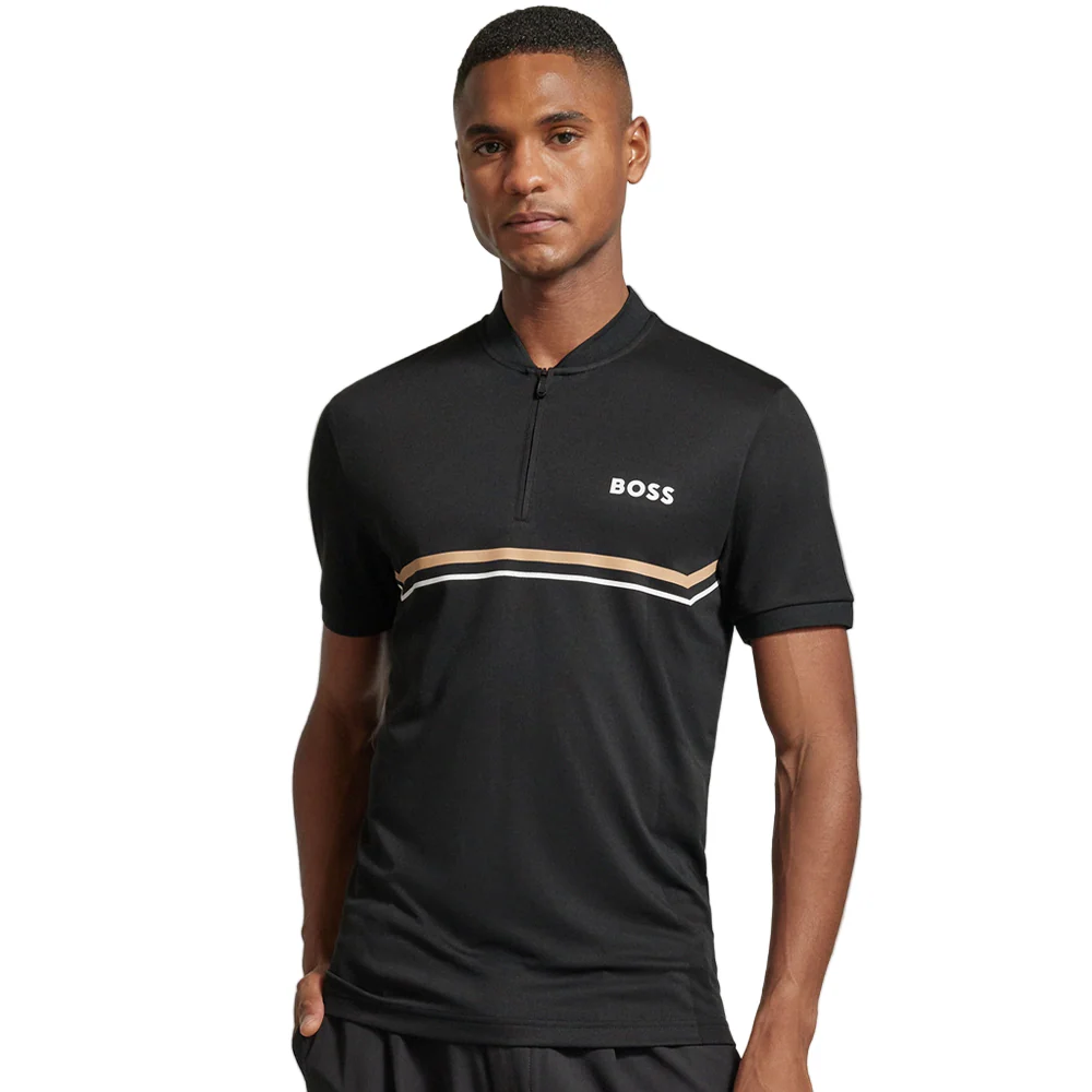Quarter-Zip Slim Fit Polo Shirt - Image 4