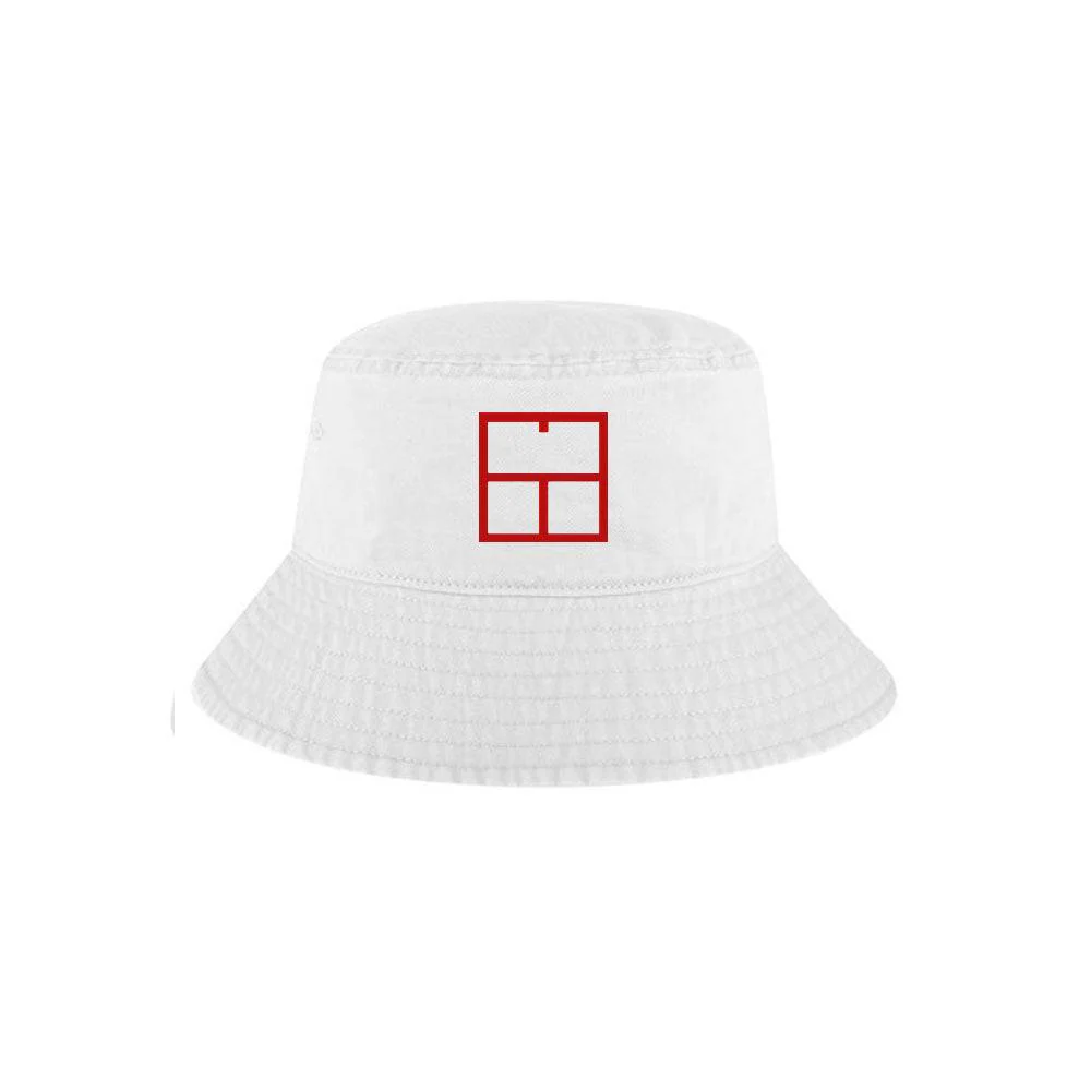 TG Bucket Hat - White/R