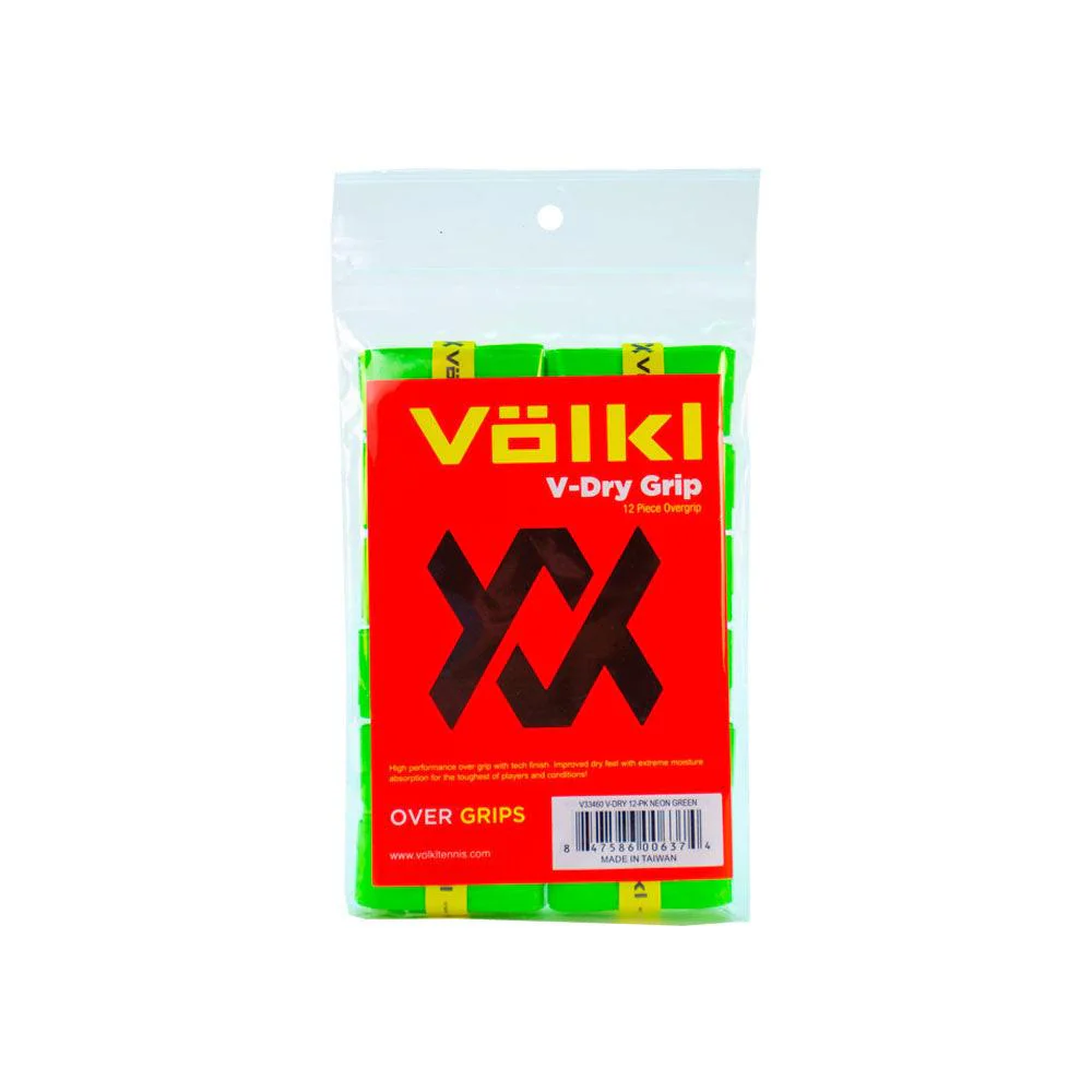 V-Dry Over Grip - 12 Pack - Neon Green