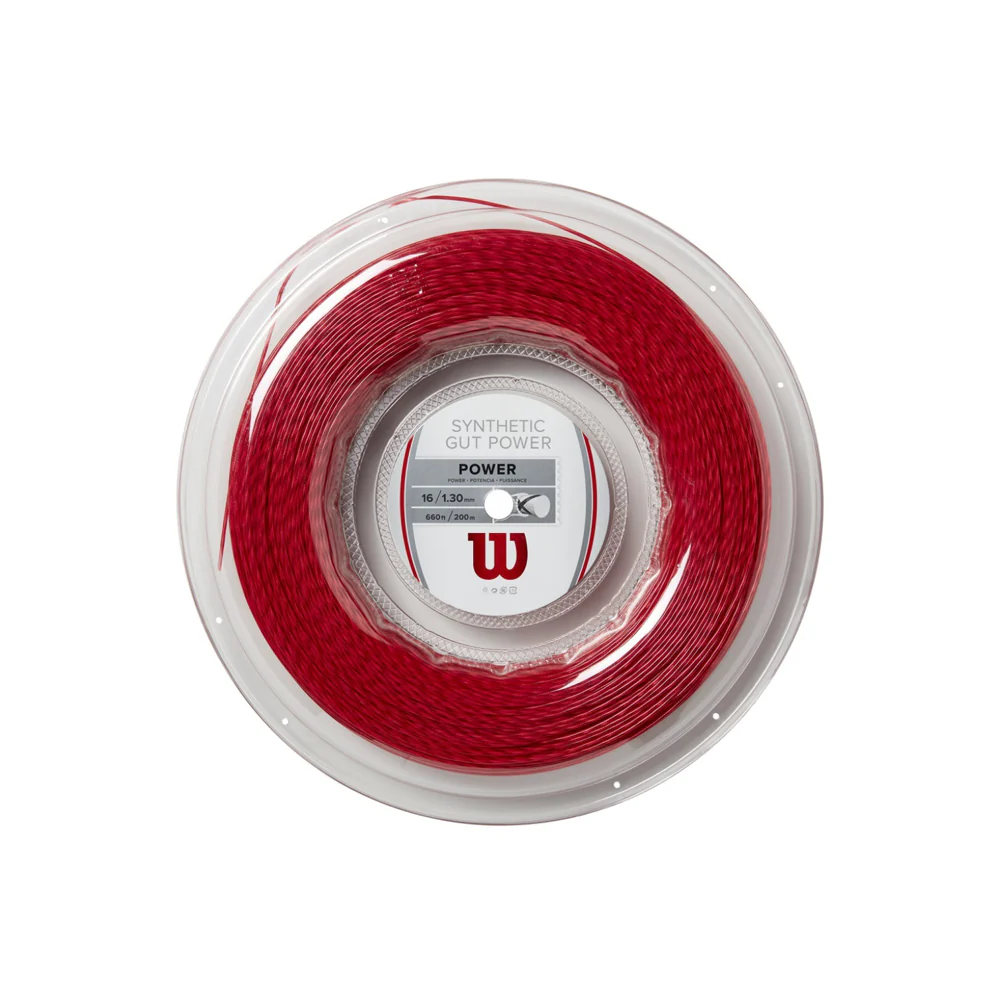 Synthetic Gut Power 16 Reel - 200m - Red